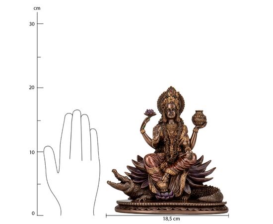 Статуэтка "Ганга - индуистская богиня", 20 см VERONESE, изображение 7 ᐒ купить на  ❤ Like7km.com.ua