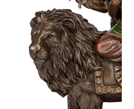 Статуэтка "Богиня Дурга на льве", 27 см VERONESE, изображение 7 ᐒ купить на  ❤ Like7km.com.ua