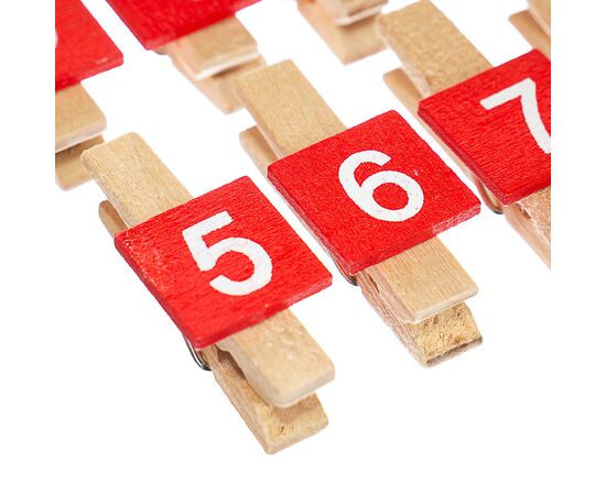 Прищепка "Цифры", изображение 3 ᐒ купить на  ❤ Like7km.com.ua