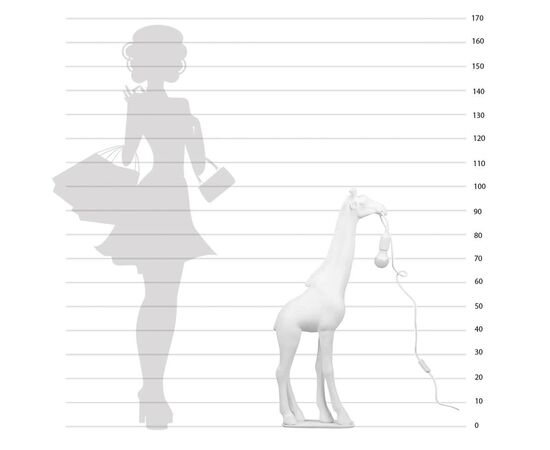 Лампа "Белый жираф", белая, изображение 4 ᐒ купить на  ❤ Like7km.com.ua