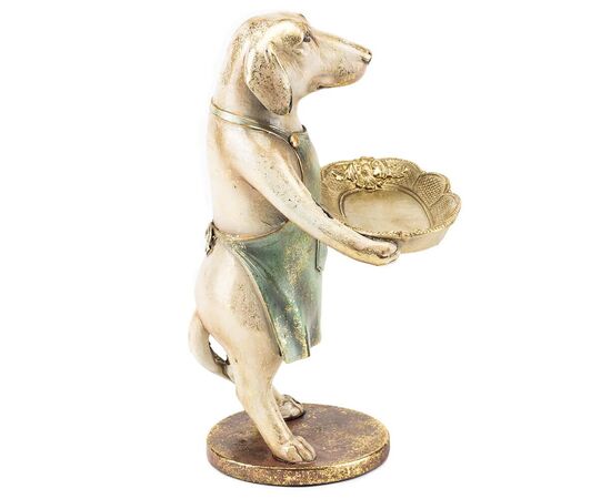 Статуэтка "Собака с подносом", изображение 2 ᐒ купить на  ❤ Like7km.com.ua