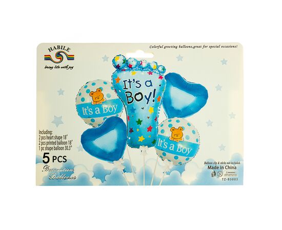 Набор воздушных шаров "Ножка" *рандомный выбор дизайна, изображение 2 ᐒ купить на  ❤ Like7km.com.ua