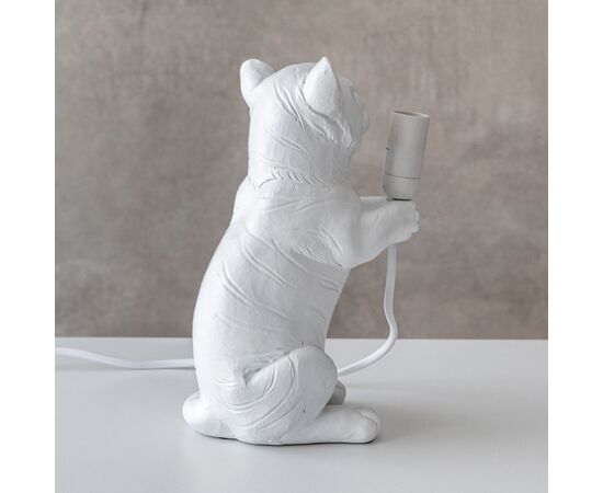 Лампа "Белый тигр", белая, изображение 2 ᐒ купить на  ❤ Like7km.com.ua