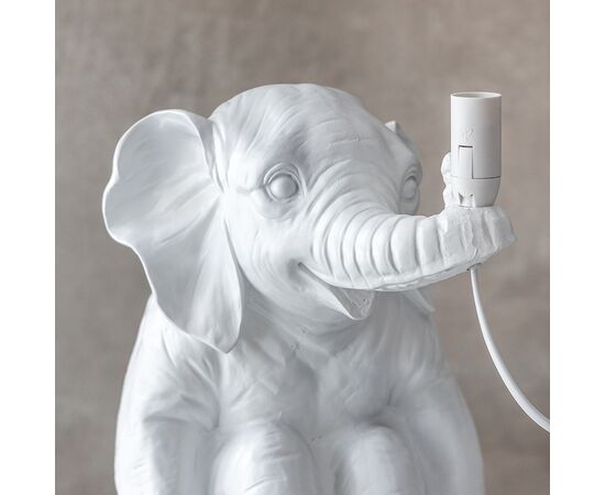 Лампа "Белый слон", белая, изображение 3 ᐒ купить на  ❤ Like7km.com.ua