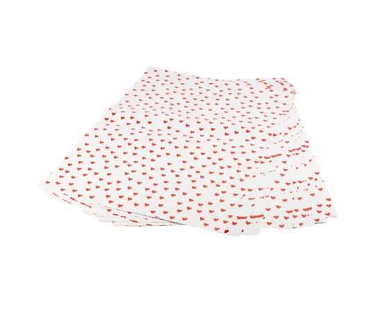 Упаковочная бумага "Океан сердец", 50*70 см, изображение 2 ᐒ купить на  ❤ Like7km.com.ua