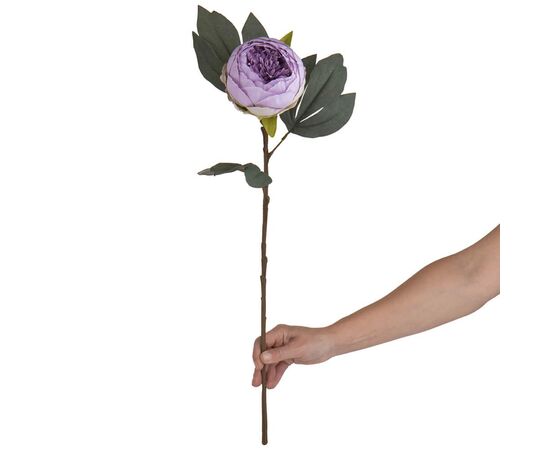 Веточка пионов, сиреневая, 66 см, изображение 2 ᐒ купить на  ❤ Like7km.com.ua
