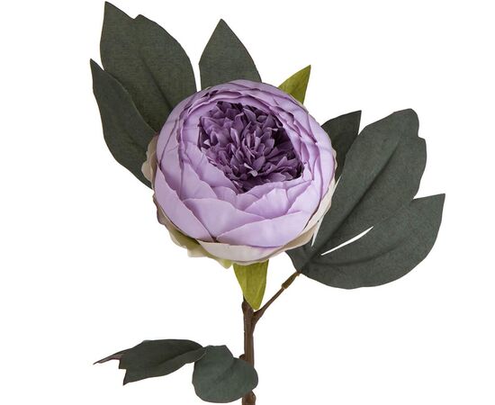 Веточка пионов, сиреневая, 66 см, изображение 3 ᐒ купить на  ❤ Like7km.com.ua
