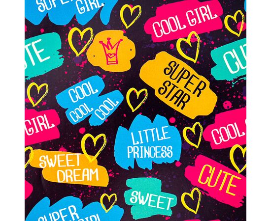 Упаковочная бумага "Cool Girl", изображение 2 ᐒ купить на  ❤ Like7km.com.ua