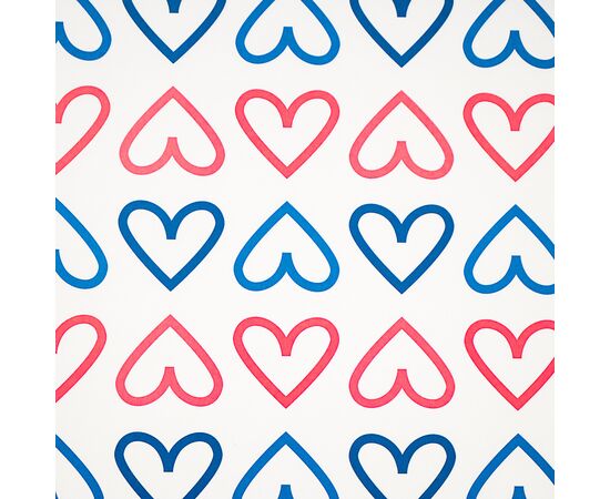 Упаковочная бумага "Hearts", изображение 2 ᐒ купить на  ❤ Like7km.com.ua