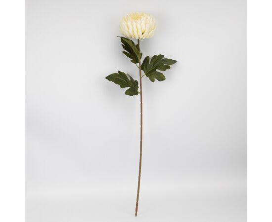 Искусственная хризантема, кремовая, 72 см, изображение 4 ᐒ купить на  ❤ Like7km.com.ua