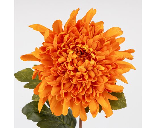Искусственная хризантема, оранжевая, 77 см, изображение 3 ᐒ купить на  ❤ Like7km.com.ua
