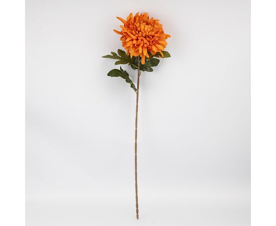 Искусственная хризантема, оранжевая, 77 см, изображение 4 ᐒ купить на  ❤ Like7km.com.ua