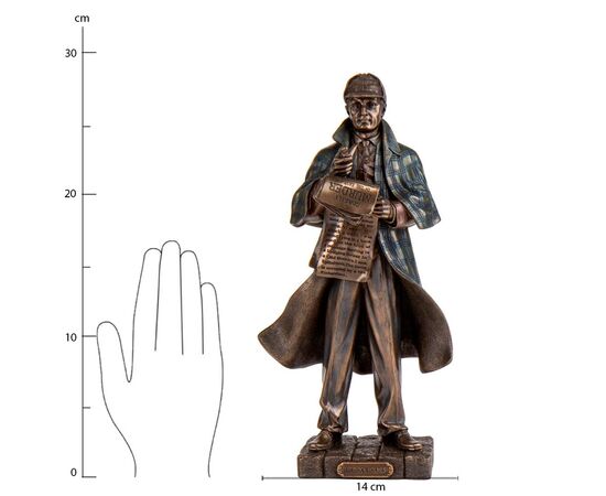 Статуэтка "Шерлок Холмс", 28 см VERONESE, изображение 9 ᐒ купить на  ❤ Like7km.com.ua