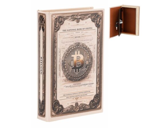 Книга-сейф "Биткоин", изображение 5 ᐒ купить на  ❤ Like7km.com.ua