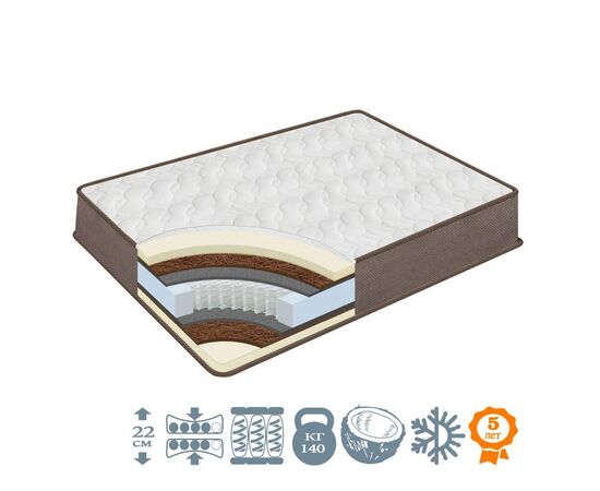 Ортопедический матрас Savanna. Размер: 80х200 см ᐒ купить на  ❤ Like7km.com.ua