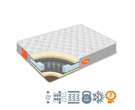 Ортопедический матрас Classic. Размер: 140х200 см ᐒ купить на  ❤ Like7km.com.ua