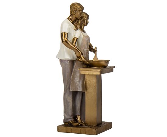 Статуэтка "Влюбленные готовят", 25 см, изображение 4 ᐒ купить на  ❤ Like7km.com.ua