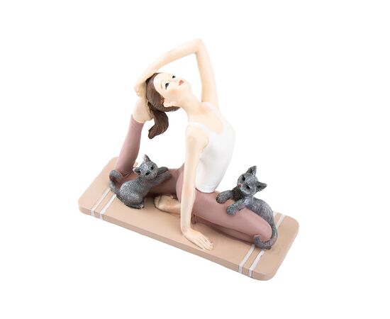 Статуэтка "Хатха-йога с кошками", изображение 3 ᐒ купить на  ❤ Like7km.com.ua