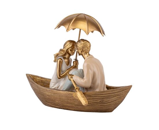 Статуэтка "Влюбленные в лодке", 17 см, изображение 2 ᐒ купить на  ❤ Like7km.com.ua