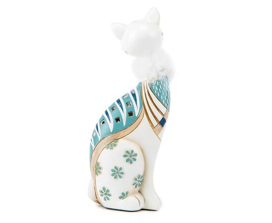 Статуэтка "Белая кошка", изображение 2 ᐒ купить на  ❤ Like7km.com.ua