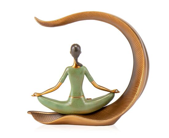 Статуэтка "Девушка в позе лотоса", изображение 2 ᐒ купить на  ❤ Like7km.com.ua