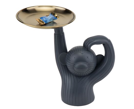 Статуетка "Monkey" 25 см, чорна, изображение 2 ᐒ купить на  ❤ Like7km.com.ua