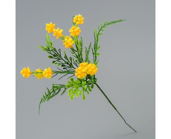 Искусственный букет из 6 веточек (23 см), изображение 4 ᐒ купить на  ❤ Like7km.com.ua