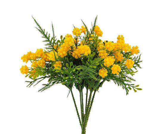 Искусственный букет из 6 веточек (23 см), изображение 2 ᐒ купить на  ❤ Like7km.com.ua