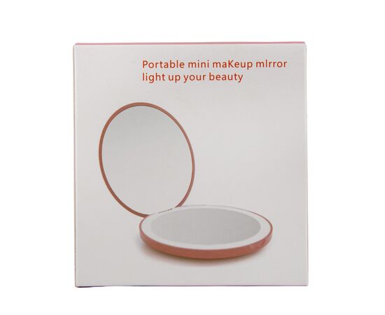 Косметическое зеркальце с подсветкой "Shine bright", 9 см, изображение 6 ᐒ купить на  ❤ Like7km.com.ua
