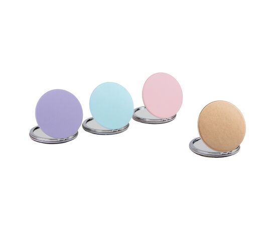 Косметическое зеркальце  "Leaves", 8 см, изображение 2 ᐒ купить на  ❤ Like7km.com.ua