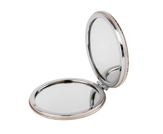 Косметическое зеркальце  "Leaves", 8 см, изображение 3 ᐒ купить на  ❤ Like7km.com.ua