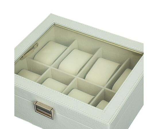 Шкатулка для часов 8 шт. Белый, изображение 2 ᐒ купить на  ❤ Like7km.com.ua