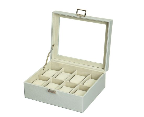 Шкатулка для часов 8 шт. Белый, изображение 3 ᐒ купить на  ❤ Like7km.com.ua