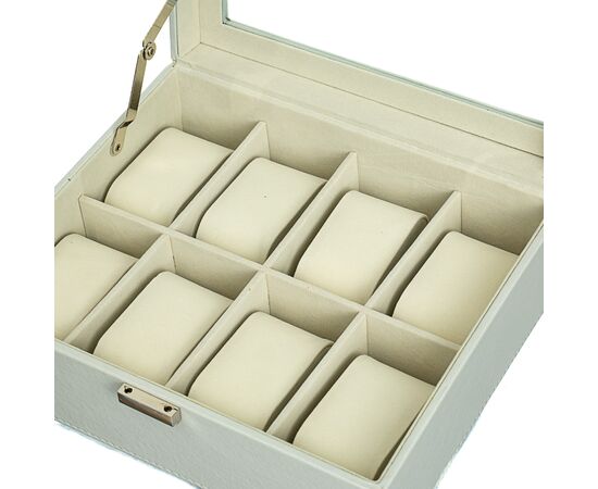 Шкатулка для часов 8 шт. Белый, изображение 4 ᐒ купить на  ❤ Like7km.com.ua