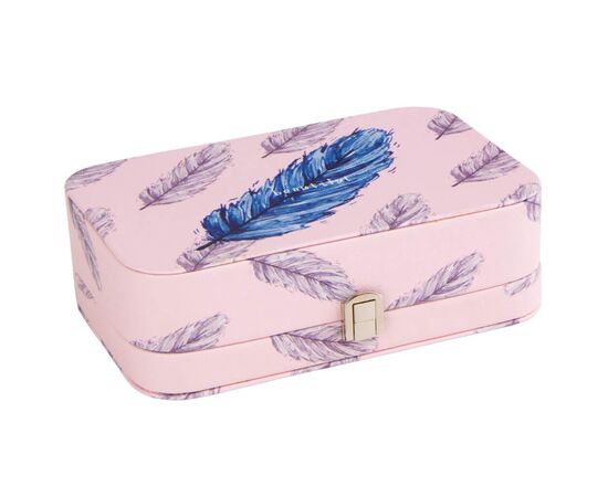 Шкатулка для украшений "Золотое перо", 14,5*22,5*7 см * Рандомный выбор дизайна, изображение 3 ᐒ купить на  ❤ Like7km.com.ua