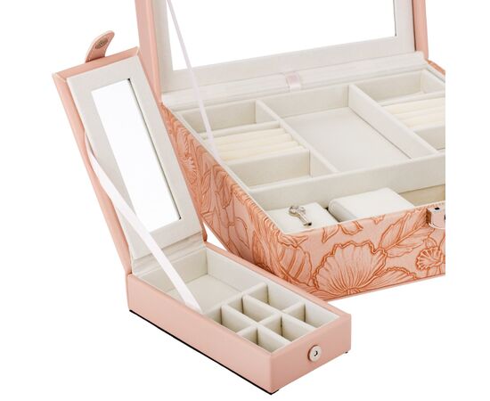 Шкатулка для украшений "Цветущий сад", розовая, 25 см, изображение 6 ᐒ купить на  ❤ Like7km.com.ua