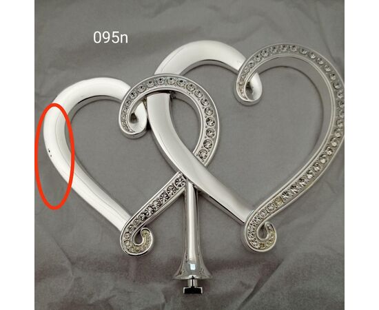 Два сердца (16 см), изображение 2 ᐒ купить на  ❤ Like7km.com.ua