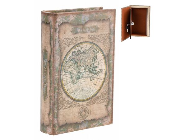 Книга-сейф "Старая карта мира", изображение 5 ᐒ купить на  ❤ Like7km.com.ua