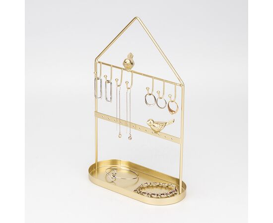 Настольная подставка для украшений "Золотой домик", 29,5 см Family Home Decor, изображение 2 ᐒ купить на  ❤ Like7km.com.ua