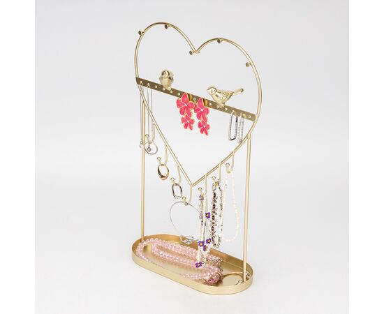 Настольная подставка для украшений "Золотое сердце", 33 см Family Home Decor, изображение 2 ᐒ купить на  ❤ Like7km.com.ua
