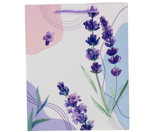 Подарочный пакет "Лаванда", 18*23 см, изображение 3 ᐒ купить на  ❤ Like7km.com.ua