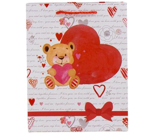 Подарочный пакет "Тедди", 18*23 см, изображение 2 ᐒ купить на  ❤ Like7km.com.ua