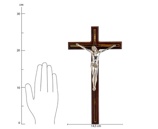 Картина "Распятие", 26,5 см VERONESE, изображение 5 ᐒ купить на  ❤ Like7km.com.ua