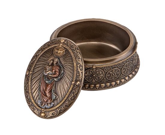 Шкатулка "Мария и маленький Иисус" (10 * 5 см)  VERONESE, изображение 3 ᐒ купить на  ❤ Like7km.com.ua