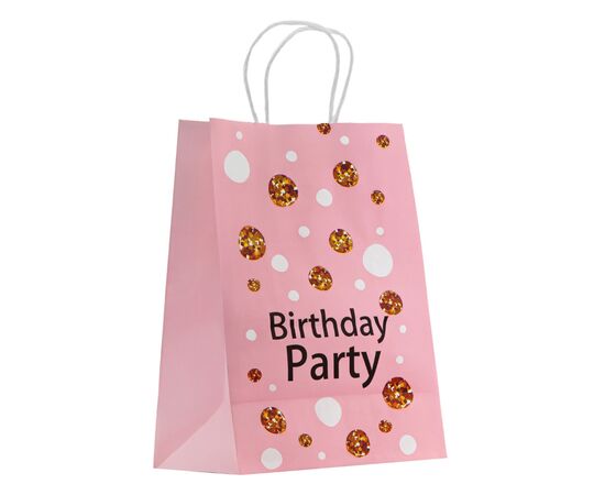 Подарочный пакет "Birthday party", 21*26,5 см * Рандомный выбор дизайна, изображение 3 ᐒ купить на  ❤ Like7km.com.ua