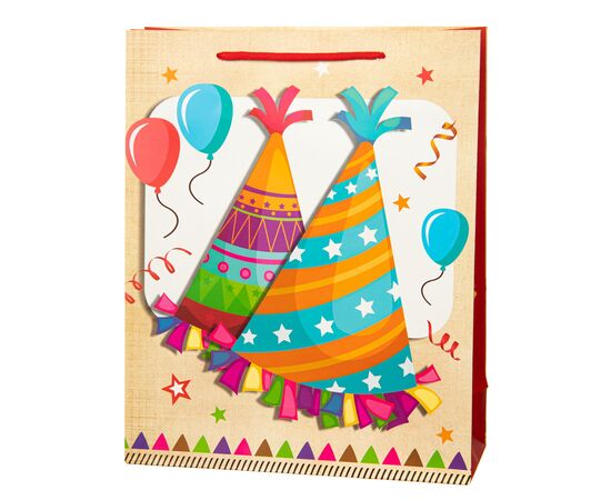 Подарочный пакет "Birthday cake" 26 * 10 * 32, изображение 3 ᐒ купить на  ❤ Like7km.com.ua