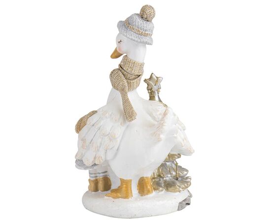 Статуэтка "Новогодний гусь", 16 см, изображение 2 ᐒ купить на  ❤ Like7km.com.ua