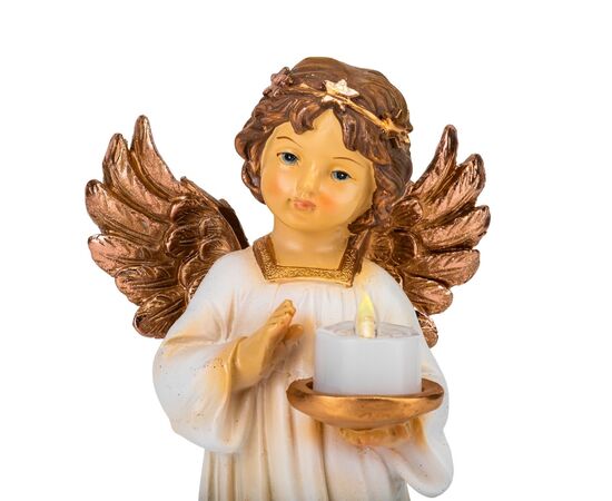 Статуэтка с подсветкой "Ангел со свечой", 23,5 см * Рандомный выбор дизайна, изображение 7 ᐒ купить на  ❤ Like7km.com.ua