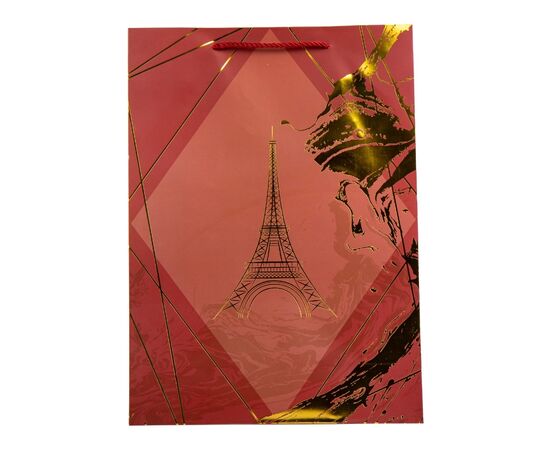 Подарочный пакет "Париж", 30*41,5 см, изображение 3 ᐒ купить на  ❤ Like7km.com.ua