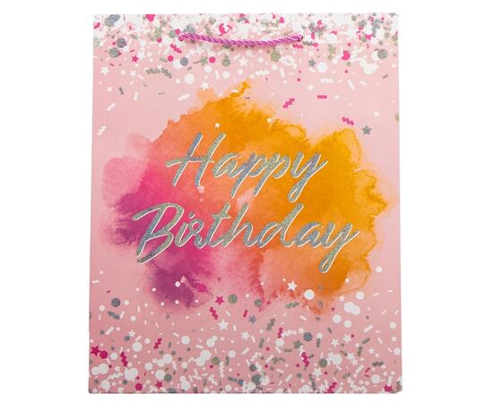 Подарочный пакет "День Рождения", 30*41,5 см, изображение 4 ᐒ купить на  ❤ Like7km.com.ua